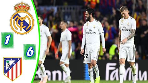 Real Madrid vs Atletico Madrid 3-7 Highlights & Goals Resumen & Goles 2019 HD - YouTube