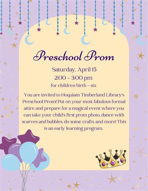 Preschool Prom - GraysHarborTalk