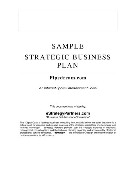 Simple Strategic Plan - 14+ Examples, Format, Pdf, Tips