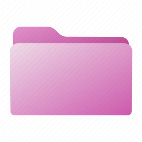 Closed, file, folder, pink, purple icon