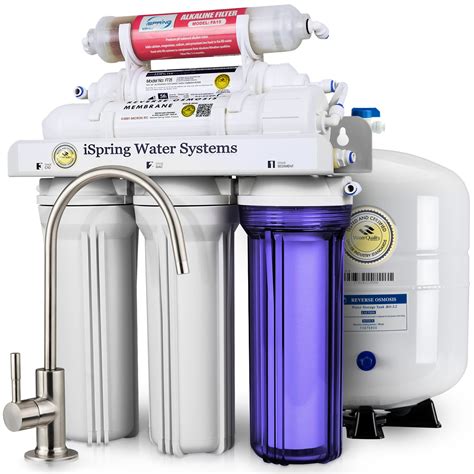 iSpring RCC7AK High Capacity Under Sink 6-Stage Reverse Osmosis ...