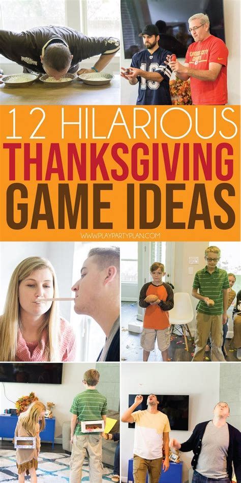 12 Hilarious Thanksgiving Games Everyone Will Love | Thanksgiving games, Fun thanksgiving games ...