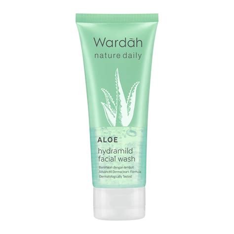 Wardah Nature Daily Aloe Hydramild Facial Wash | Wardah Indonesia