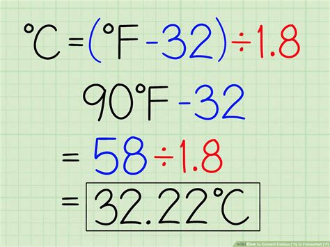 Es La Formula Para Convertir Grados Fahrenheit A Grados Celsius - Printable Templates Free