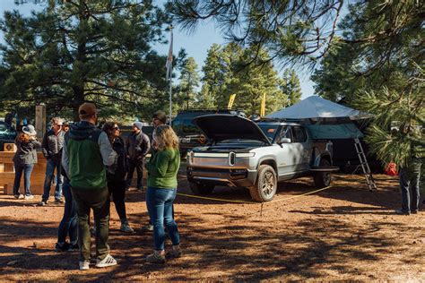 Meet the Rivian R1T Camper Pickup Truck with a mobile kitchen