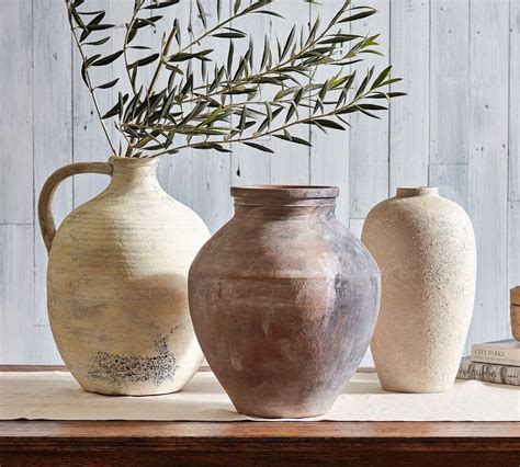 Artisan Hand Painted Earthenware Vases - Pottery Barn Australia