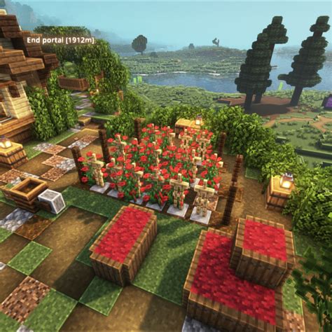 Minecraft Grape Vineyard and Tomato Trees Design EASY in Survival | Casa de minecraft, Casas ...