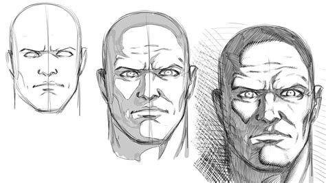 How to Shade a Face for COMICS ( Single Point Light ) | Comic book drawing, Comic drawing, Comic ...