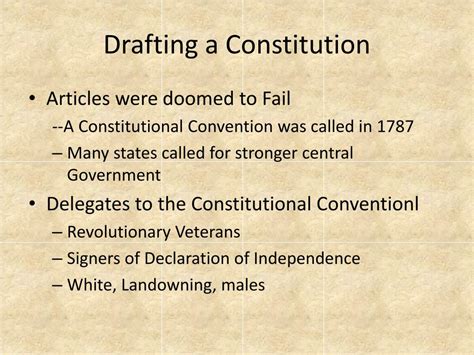 PPT - The Constitution of the United States PowerPoint Presentation ...