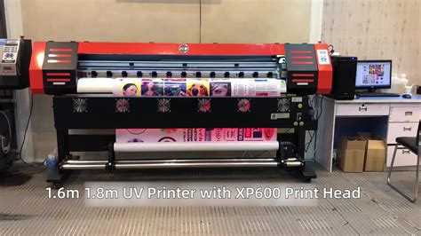 Cmyk 1.6m 1.8m Digital Uv Printing Machine Vinyl Printer - Buy Digital Printing Machine,Uv ...