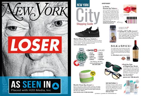 "New York City Shopping Guide" advertorial page in New York Magazine | October 31, 2016 | Feat ...