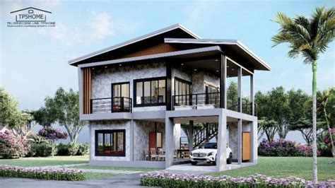 Double Storey House Plan with Spacious Balcony - Cool House Concepts