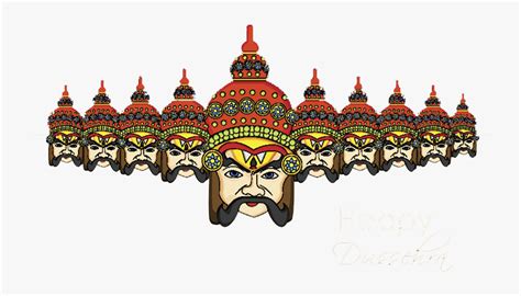 Happy Dussehra 2018 Png Free Images - Ram And Ravan Png, Transparent Png - kindpng