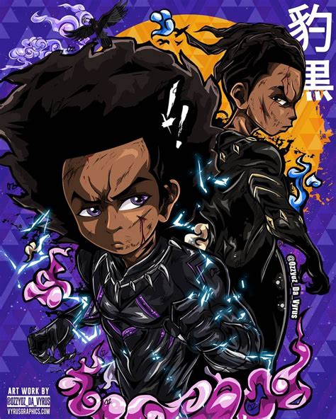 Bape Art, African Superhero, Dragon Ball Z, Boondocks Drawings ...