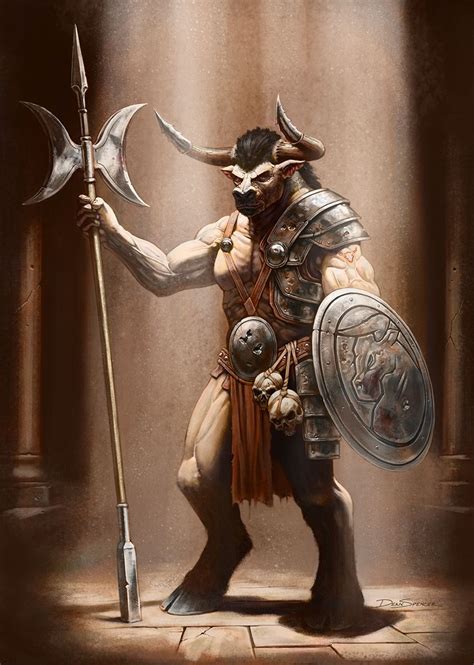 Minotaur by DeanSpencerArt | Fantasy creatures, Character art, Creature art