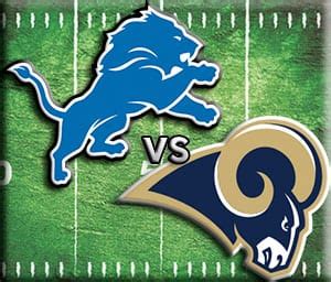 NFL Pick: Detroit Lions at St. Louis Rams