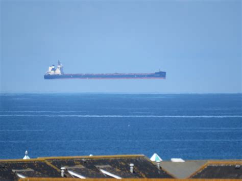 Bizarre Floating Tanker Ship is Rare 'Superior Mirage' | PetaPixel