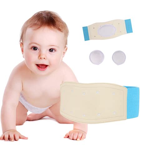 Buy Paskyee Umbilical Hernia Belt Baby Belly Button Band Infant Belly ...