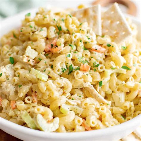 Chicken Macaroni Salad - The Country Cook