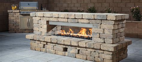 Belgard Offers Stone Fireplace Kits - Water Shapes