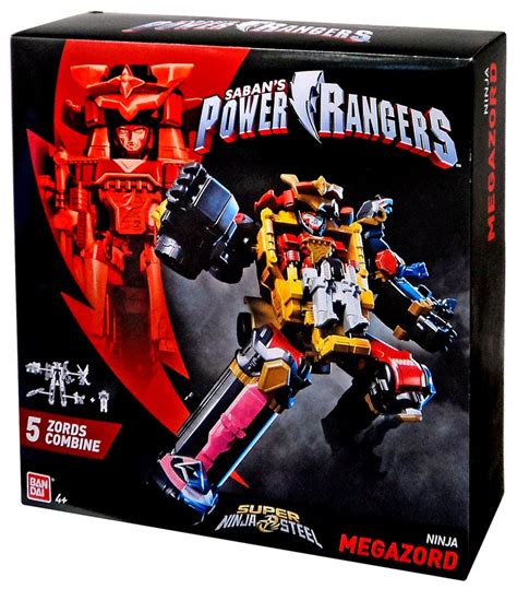 Power Rangers Super Ninja Steel Ninja Megazord Action Figure Bandai America - ToyWiz