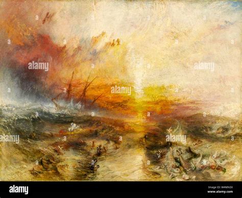 JMW Turner, painting, The Slave Ship, 1840 Stock Photo - Alamy