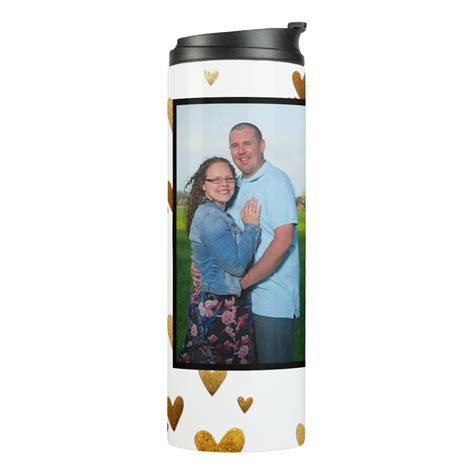 personalized photo thermal tumbler | Zazzle