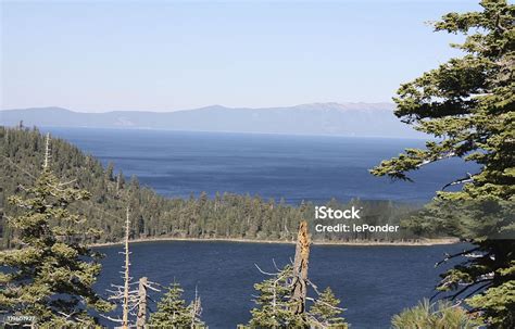 Lake Tahoe Birds Eye View Stock Photo - Download Image Now - Aerial ...