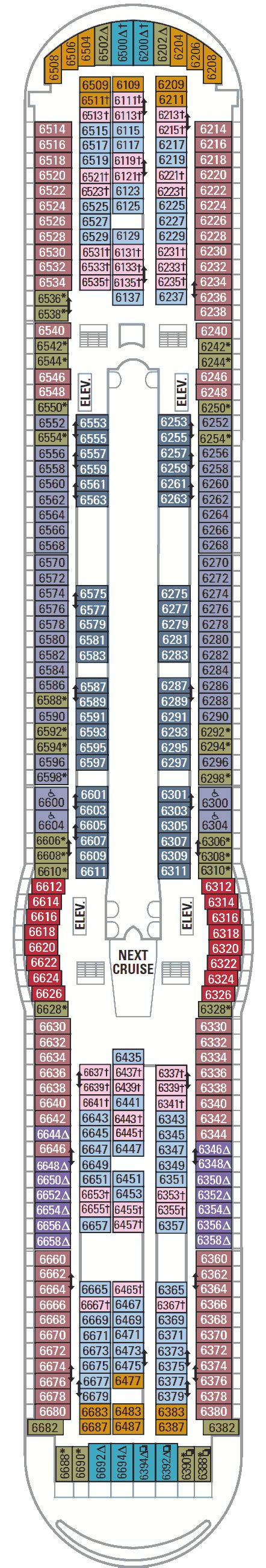 Explorer of the Seas deck plans - Cruiseline.com