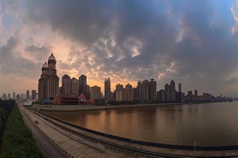 Premium AI Image | Roadways and the skyline of Chongqing