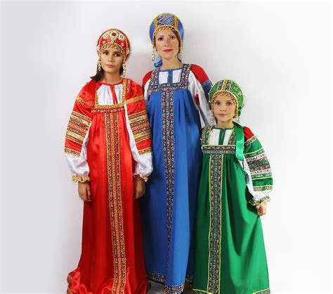 Traditional russian dress Dunyasha for girl - Folk Russian clothing ...