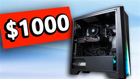 $1000 Dollar GAMING PC 2020 - Test & Build!! - YouTube