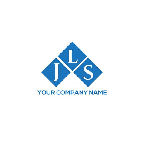 JLS letter logo design on WHITE background. JLS creative initials ...