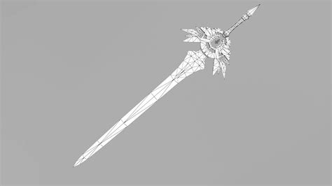 Skyward Blade - Genshin Impact 3D Model by Pink_LOLO