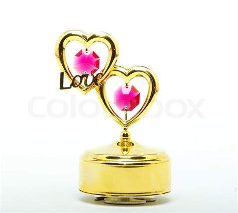 Two joined hearts | Stock image | Colourbox