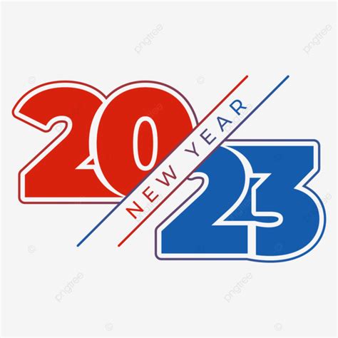 New Year 2023 Vector Hd PNG Images, New Year 2023 Logo, New Year, 2023 ...