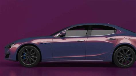 This purple Maserati Ghibli Hybrid is inspired by street fashion | HT Auto