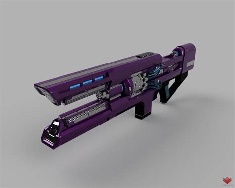 Coldheart Exotic Trace Rifle Destiny 3D print model 3D model 3D ...