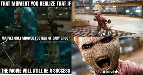 Guardians of the Galaxy: 10 Most Hilarious Groot Memes Gardians Of The Galaxy, Meme Show, Groot ...