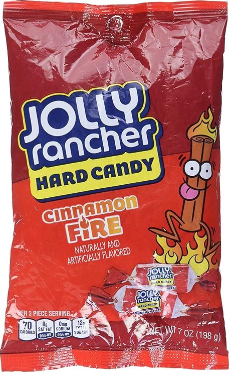 Jolly Rancher Cinnamon Fire! Hard Candy-Peg Bag, 7-Ounce Bag by The ...