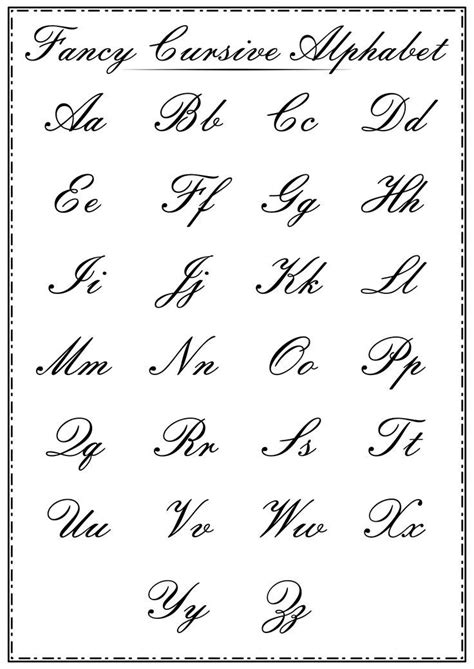 Palmer Cursive Worksheets | Fancy cursive, Handwriting styles ...