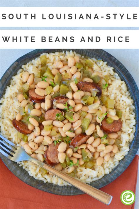 South Louisiana-Style White Beans and Rice | Recipe | White bean ...