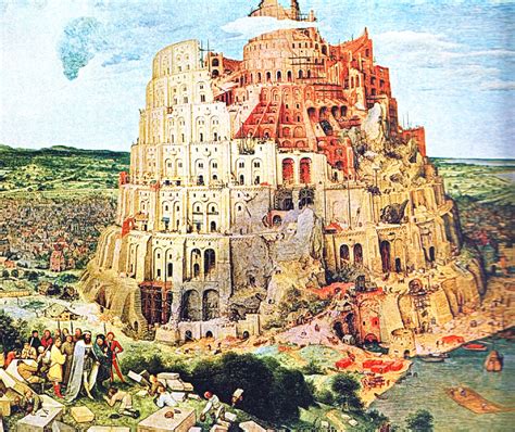 The Tower of Babel, Pieter Bruegel the Elder 1563. Pieter Bruegel El ...