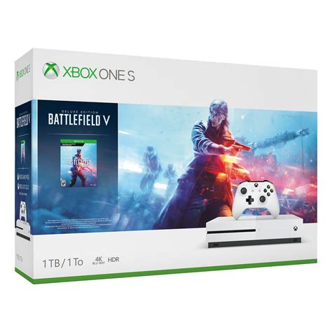 Microsoft Xbox One S 1TB Battlefield V Bundle, White, 234-00679 - Walmart.com - Walmart.com