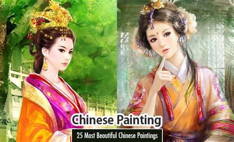 40 Most Beautiful Chinese Paintings for your inspiration - 19 china painting girl