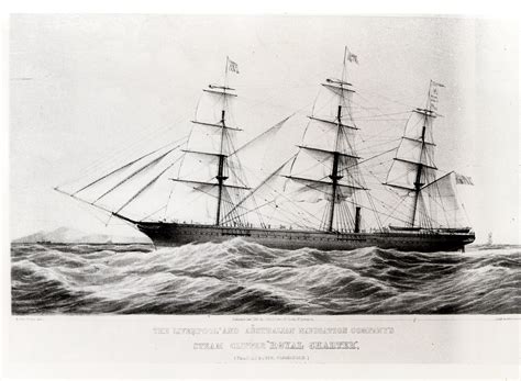 The ROYAL CHARTER under sail 1856 | Peoples Collection Wales