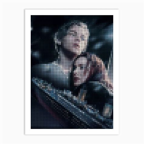 Titanic In A Pixel Dots Art Style Art Print by Gunawan.Rb - Fy