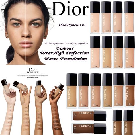 Новая тональная основа Dior Forever Wear High Perfection Skin-Caring ...