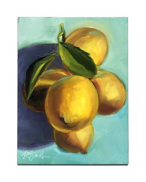 lemons oil painting demo — Kim Smith Fine Art | Contemporary fine art painter and art educator ...