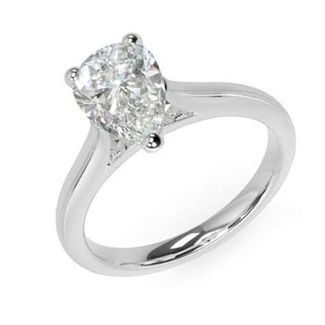 Pear cut diamond solitaire engagement ring - Andrew Mazzone